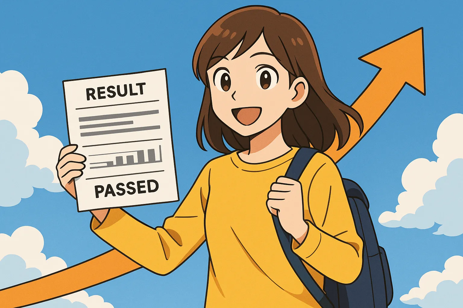 英検に向けて勉強する学生