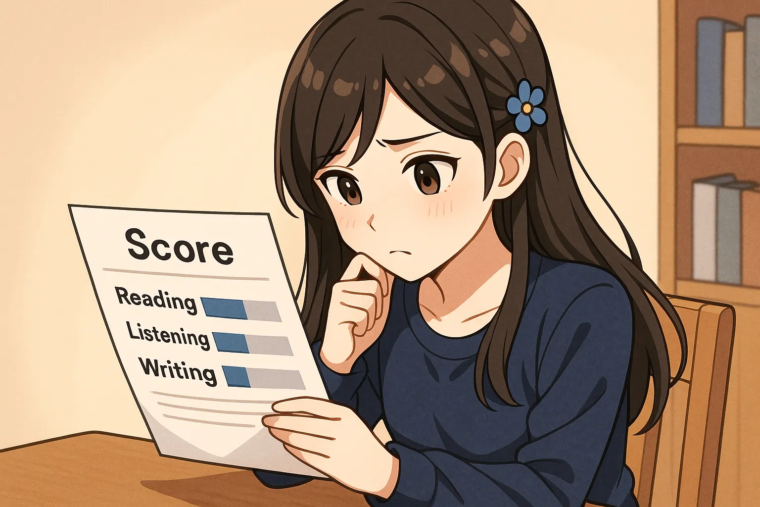 英検スコアを分析する講師