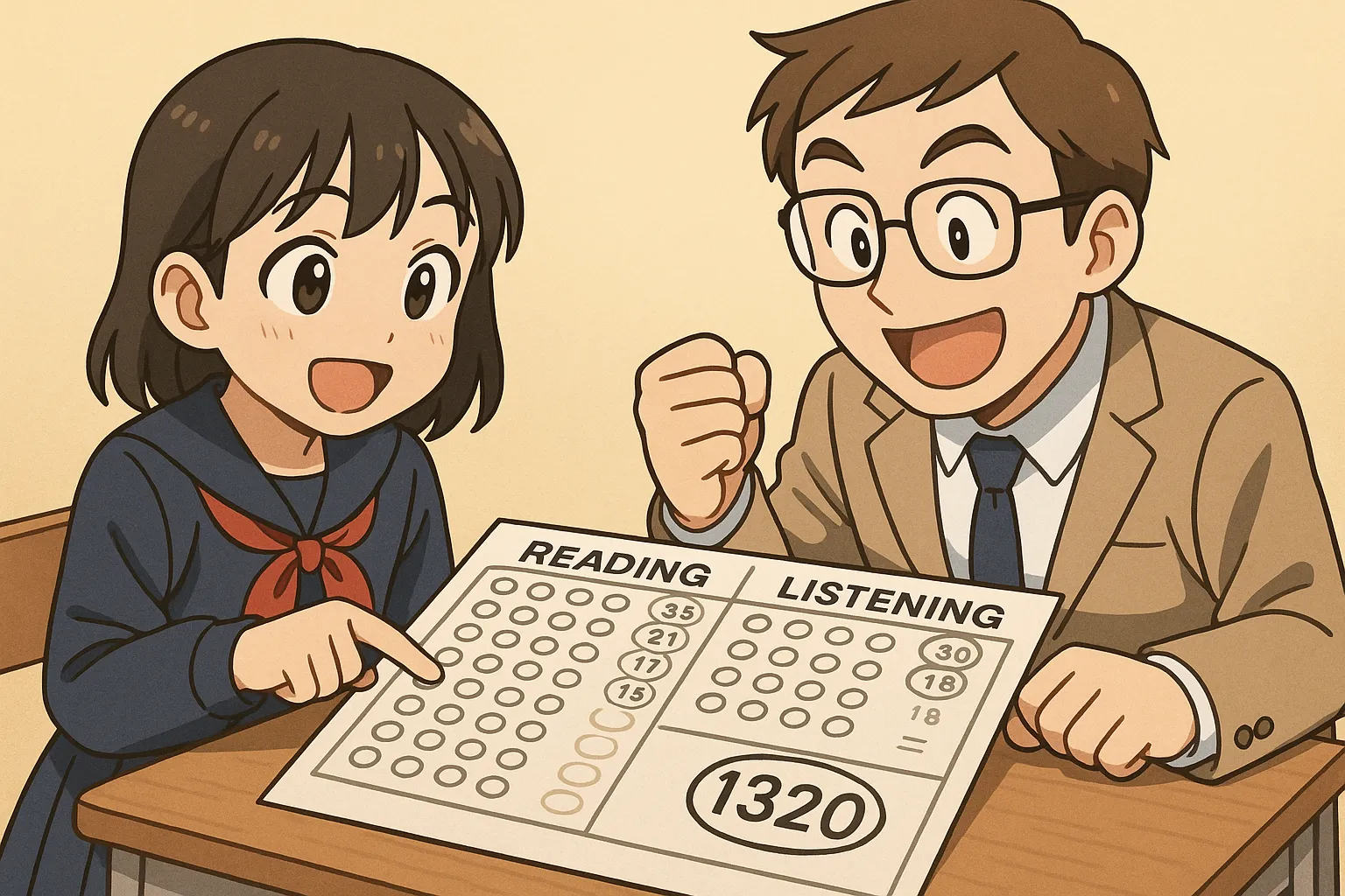 英検4級 得点シミュレーション