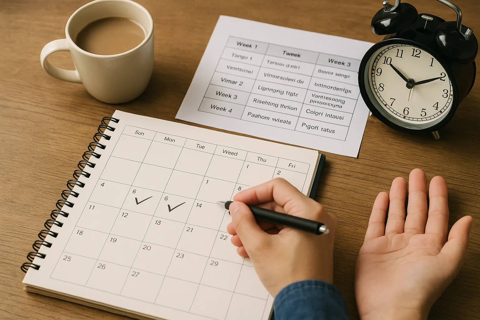 英検4級学習スケジュール